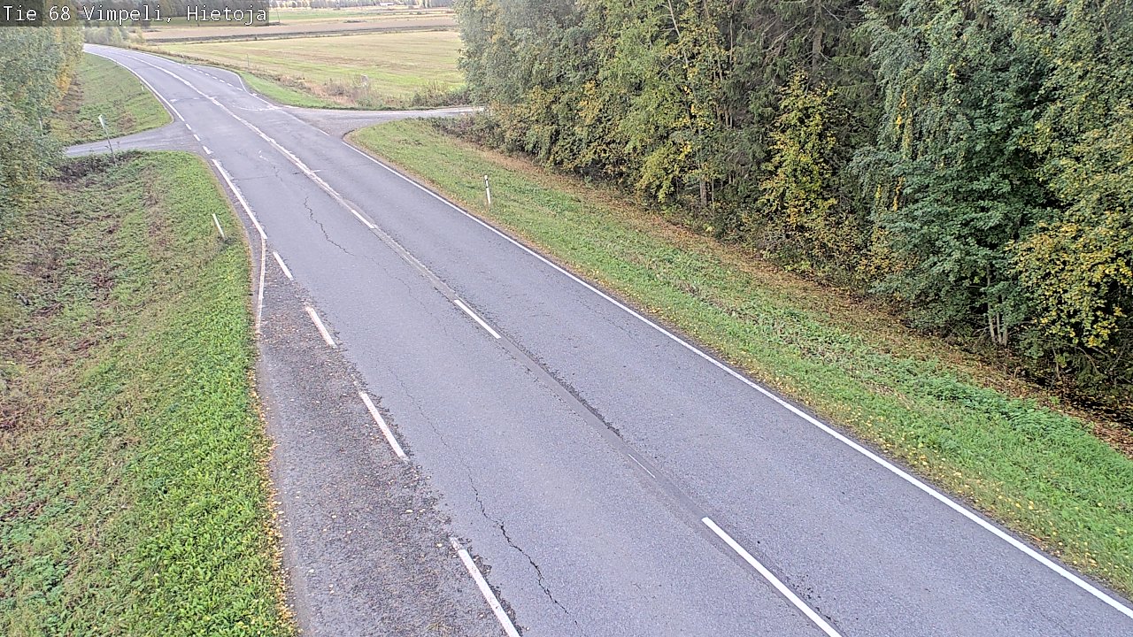 Weather Camera Image Road 68 Vimpeli, Hietoja, Vimpeli, Etelä-Pohjanmaa