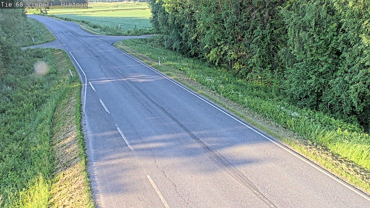 Weather Camera Image Road 68 Vimpeli, Hietoja, Vimpeli, Etelä-Pohjanmaa