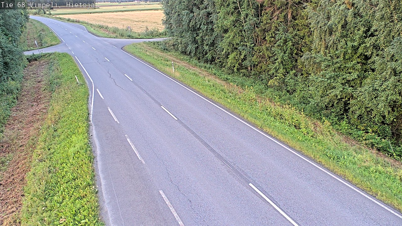 Weather Camera Image Väg 68 Vindala, Hietoja, Vimpeli, Etelä-Pohjanmaa