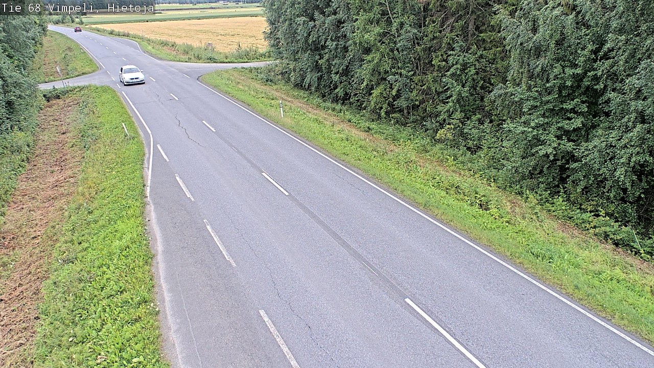 Weather Camera Image Väg 68 Vindala, Hietoja, Vimpeli, Etelä-Pohjanmaa