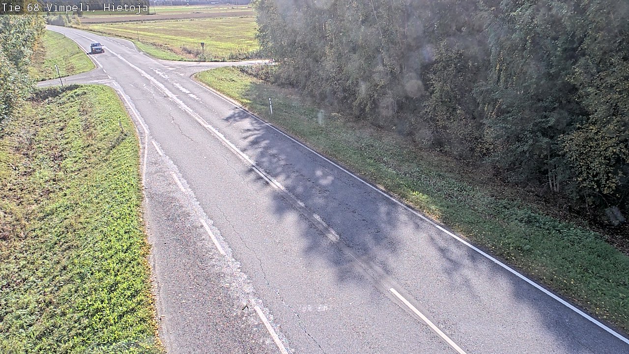 Weather Camera Image Road 68 Vimpeli, Hietoja, Vimpeli, Etelä-Pohjanmaa