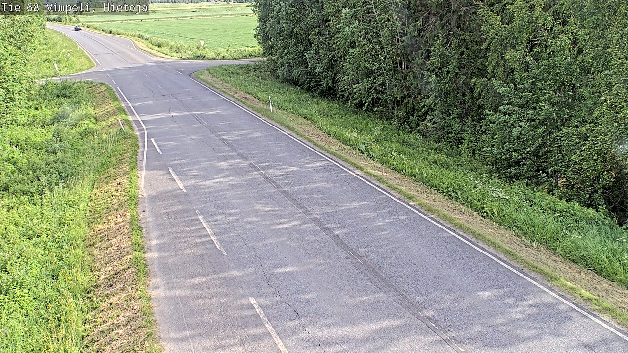 Weather Camera Image Road 68 Vimpeli, Hietoja, Vimpeli, Etelä-Pohjanmaa