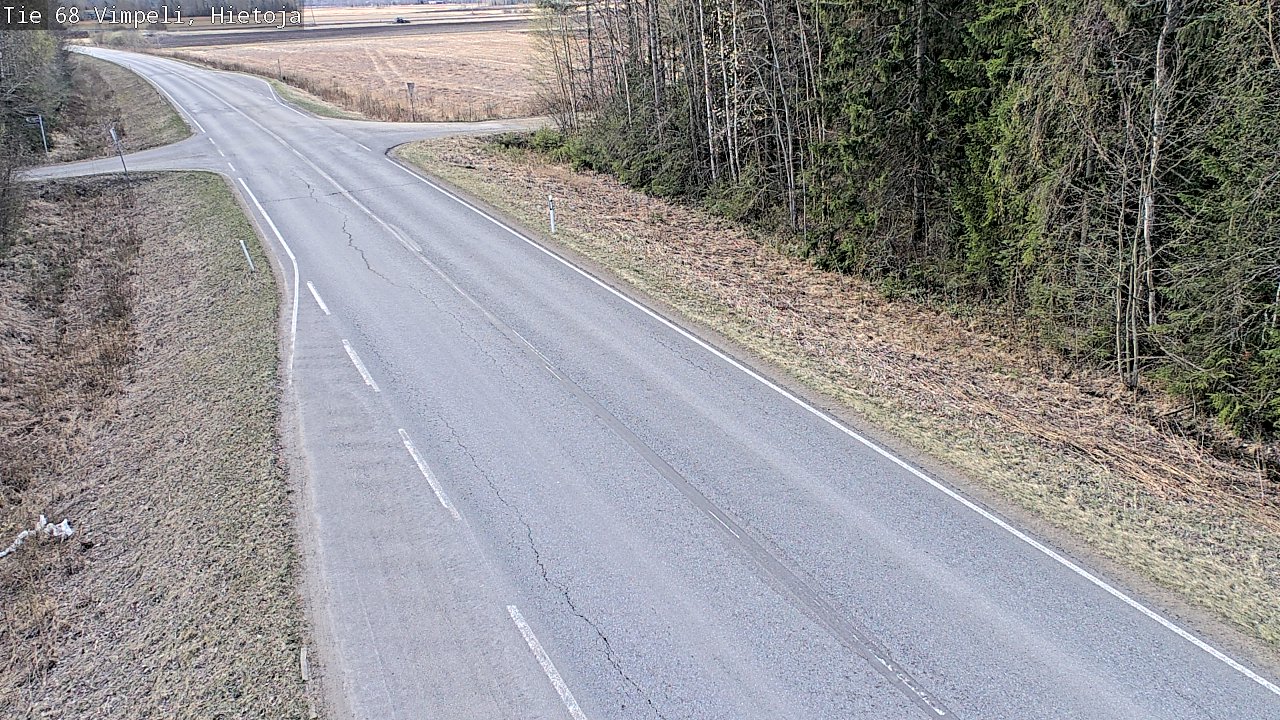 Weather Camera Image Road 68 Vimpeli, Hietoja, Vimpeli, Etelä-Pohjanmaa