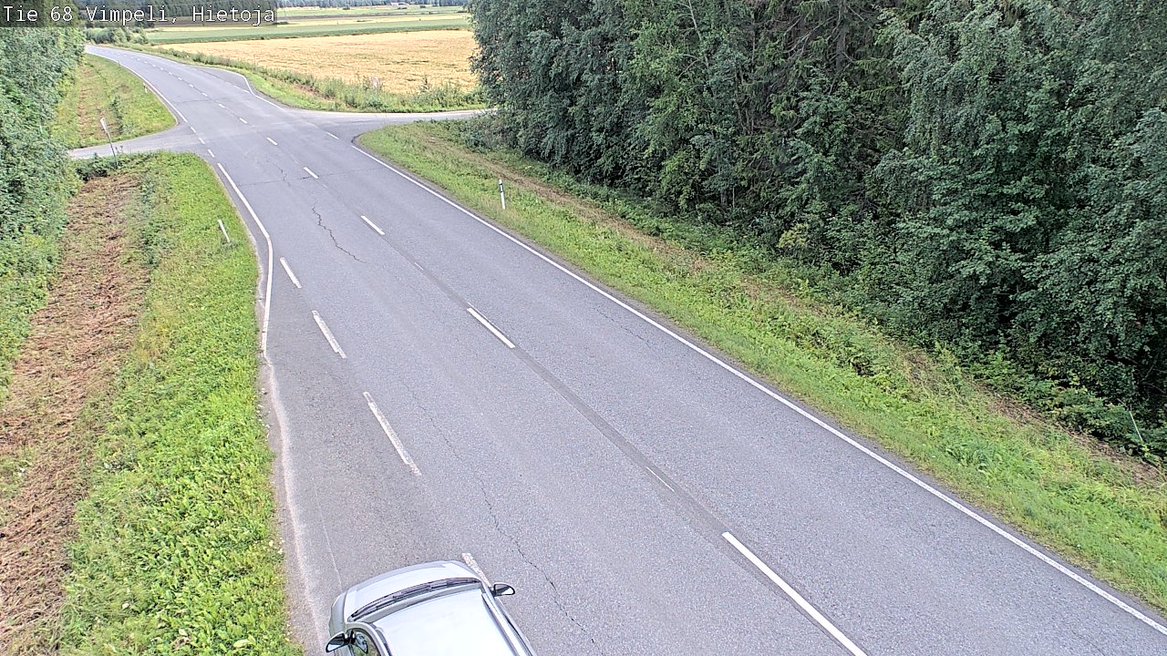 Weather Camera Image Väg 68 Vindala, Hietoja, Vimpeli, Etelä-Pohjanmaa