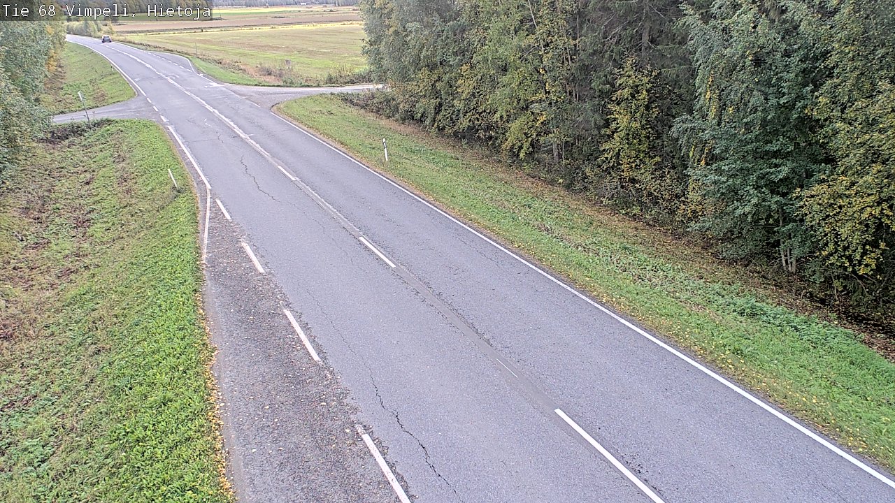 Weather Camera Image Road 68 Vimpeli, Hietoja, Vimpeli, Etelä-Pohjanmaa