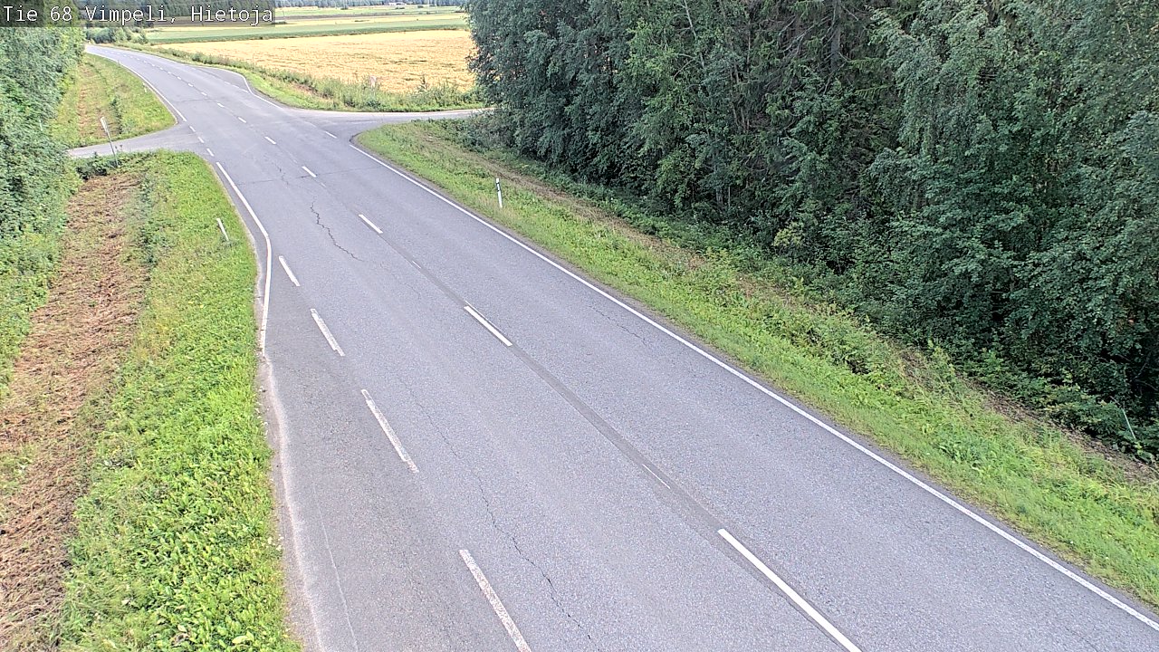 Weather Camera Image Väg 68 Vindala, Hietoja, Vimpeli, Etelä-Pohjanmaa
