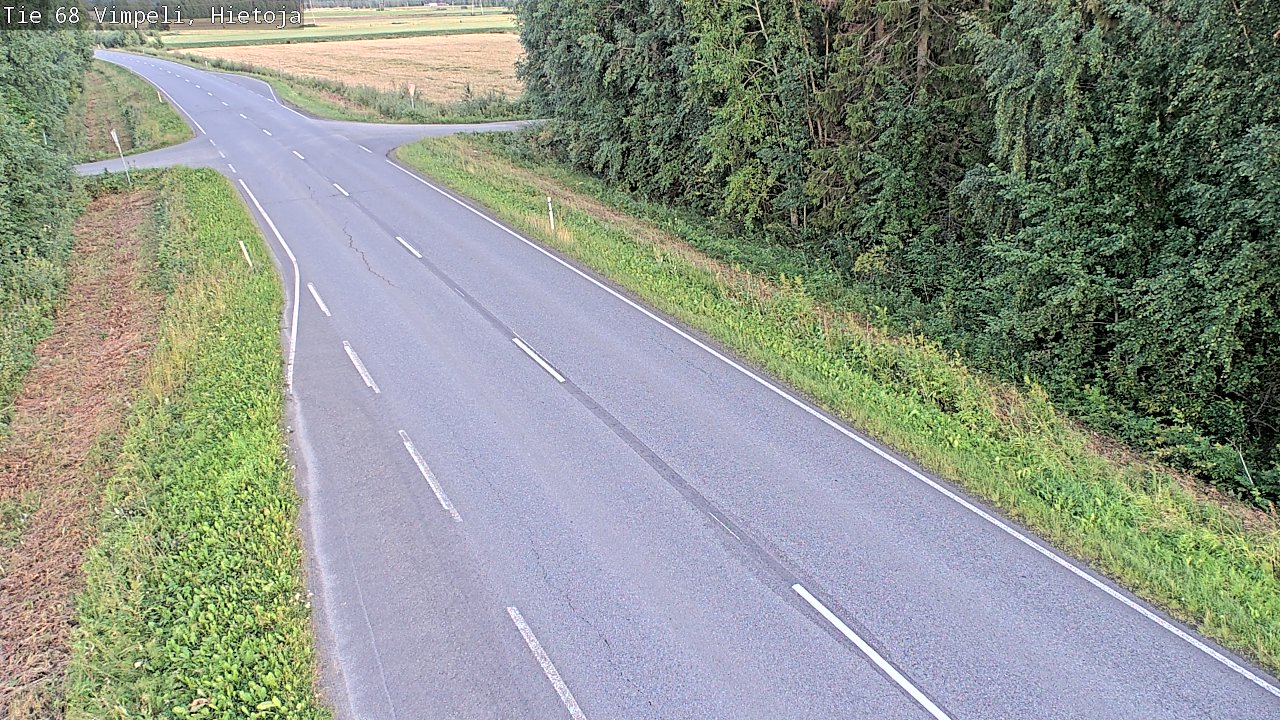 Weather Camera Image Väg 68 Vindala, Hietoja, Vimpeli, Etelä-Pohjanmaa