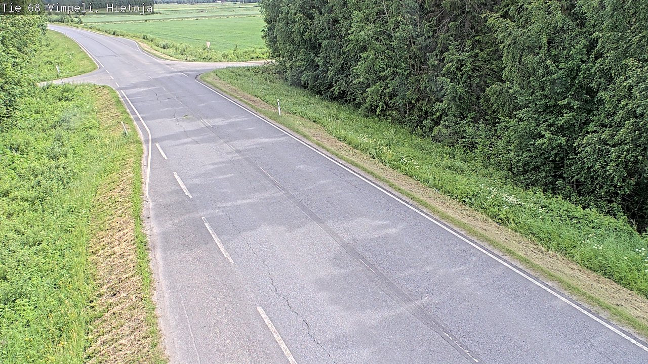 Weather Camera Image Road 68 Vimpeli, Hietoja, Vimpeli, Etelä-Pohjanmaa