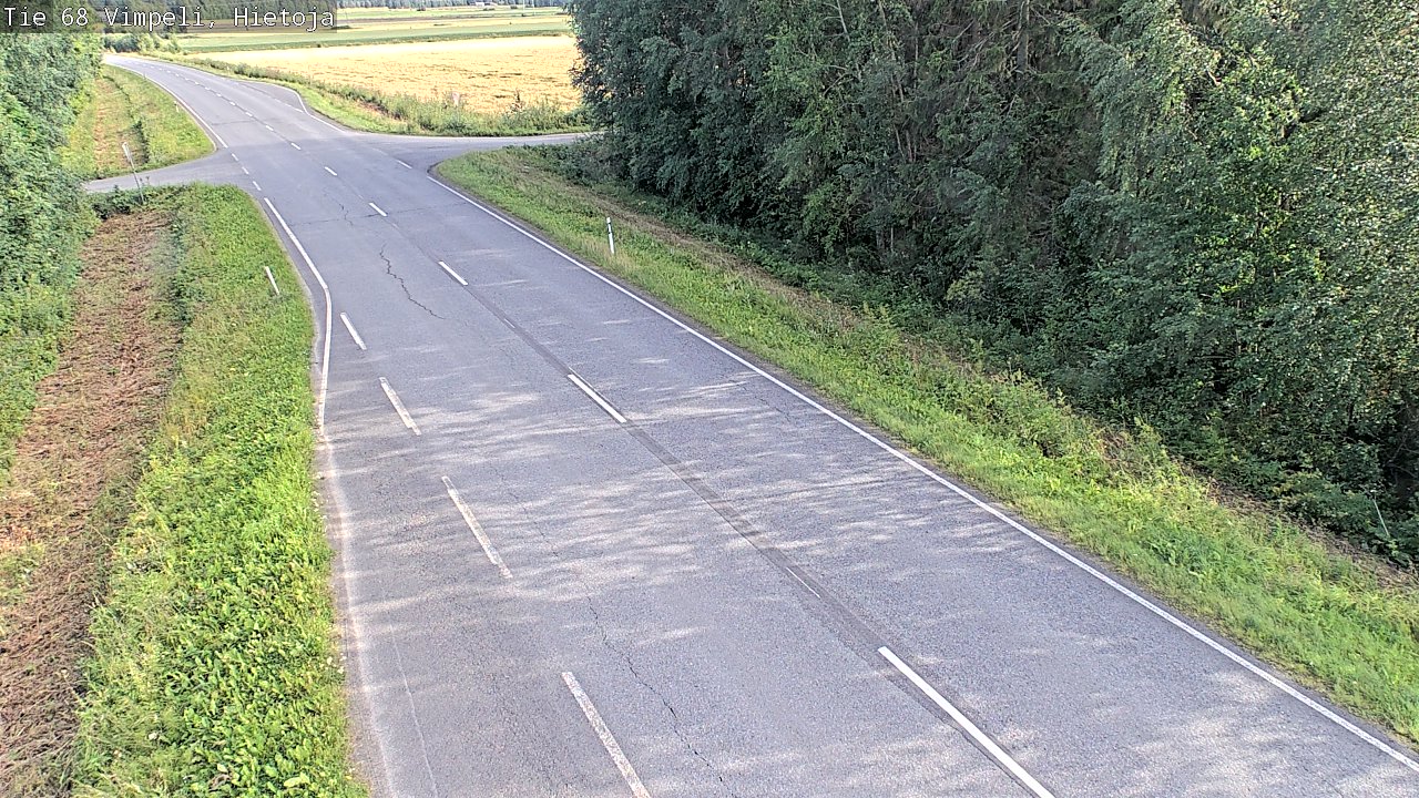 Weather Camera Image Väg 68 Vindala, Hietoja, Vimpeli, Etelä-Pohjanmaa