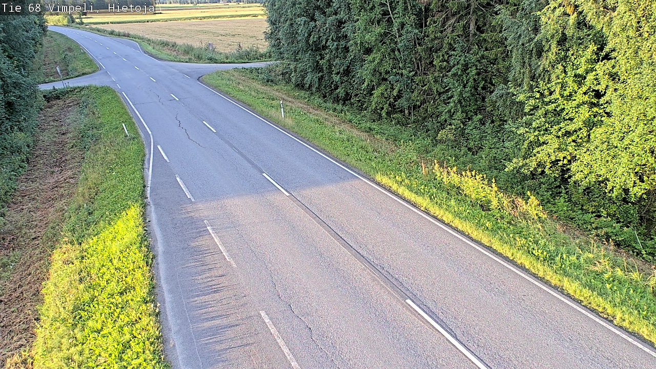 Weather Camera Image Väg 68 Vindala, Hietoja, Vimpeli, Etelä-Pohjanmaa