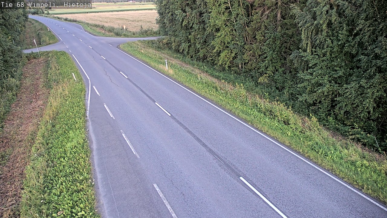 Weather Camera Image Väg 68 Vindala, Hietoja, Vimpeli, Etelä-Pohjanmaa
