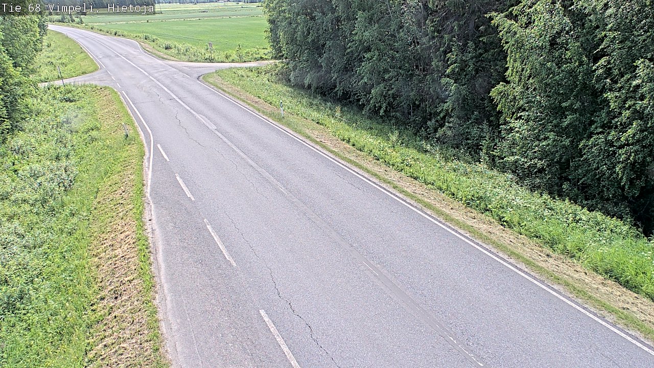 Weather Camera Image Road 68 Vimpeli, Hietoja, Vimpeli, Etelä-Pohjanmaa