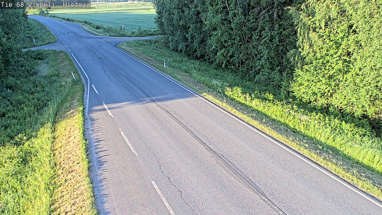 Weather Camera Image Road 68 Vimpeli, Hietoja, Vimpeli, Etelä-Pohjanmaa