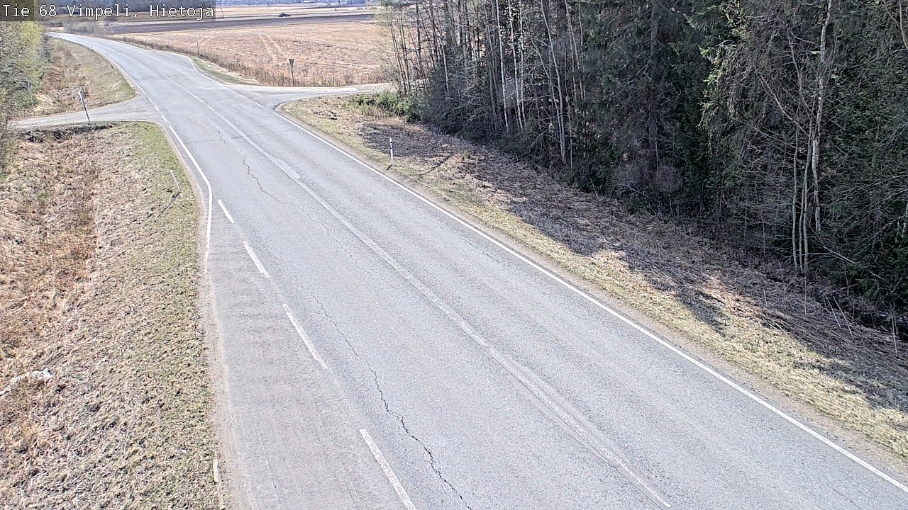 Weather Camera Image Väg 68 Vindala, Hietoja, Vimpeli, Etelä-Pohjanmaa