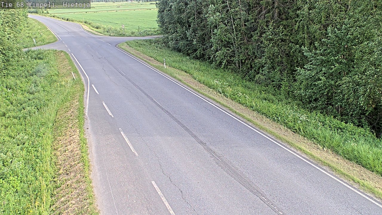 Weather Camera Image Road 68 Vimpeli, Hietoja, Vimpeli, Etelä-Pohjanmaa