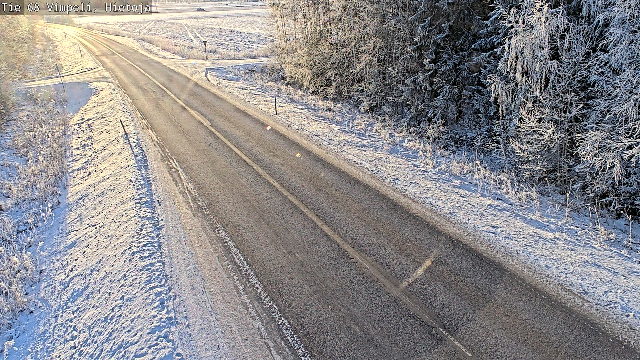 Weather Camera Image Road 68 Vimpeli, Hietoja, Vimpeli, Etelä-Pohjanmaa