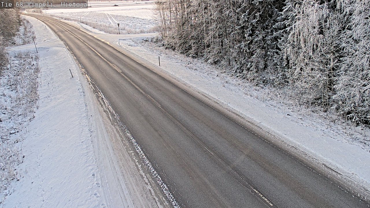 Weather Camera Image Road 68 Vimpeli, Hietoja, Vimpeli, Etelä-Pohjanmaa