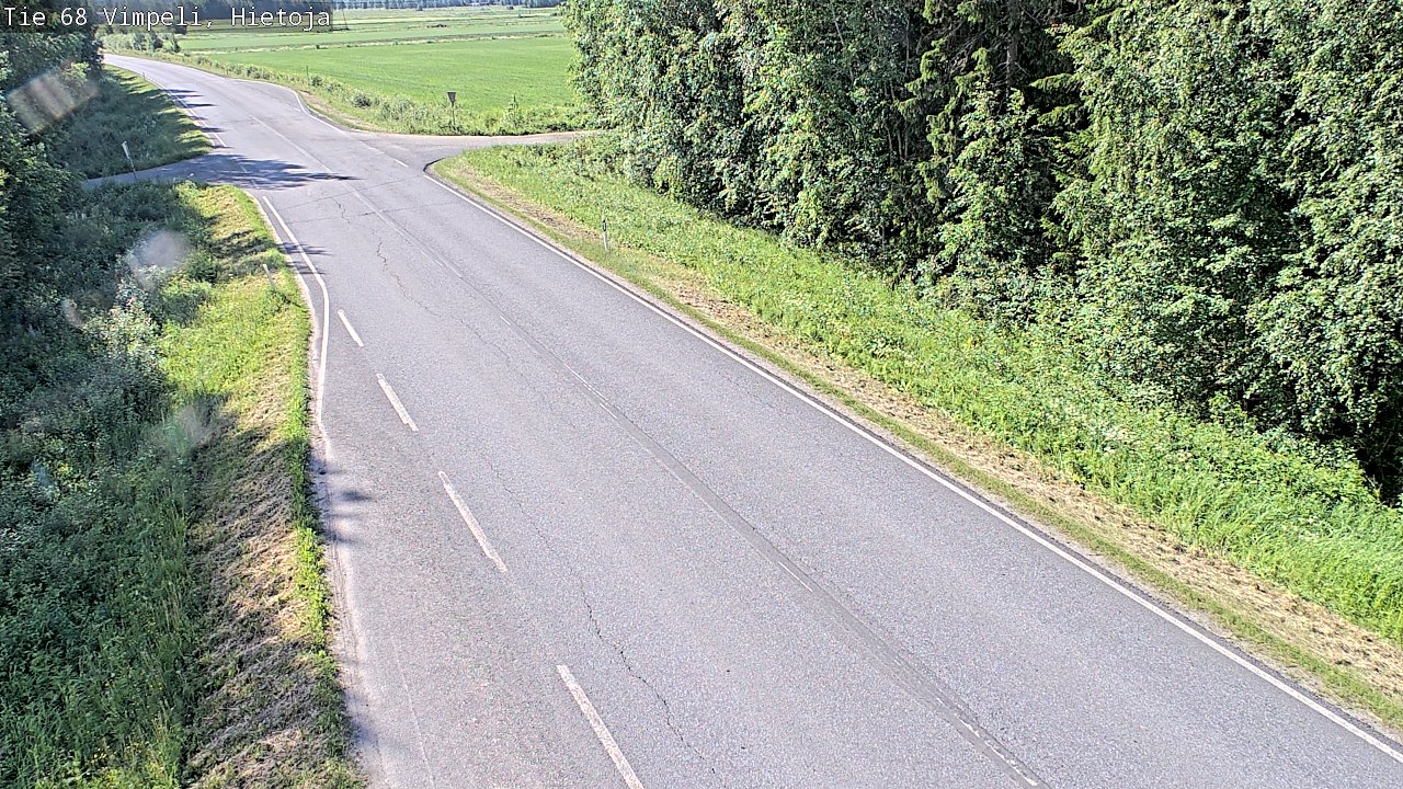 Weather Camera Image Road 68 Vimpeli, Hietoja, Vimpeli, Etelä-Pohjanmaa