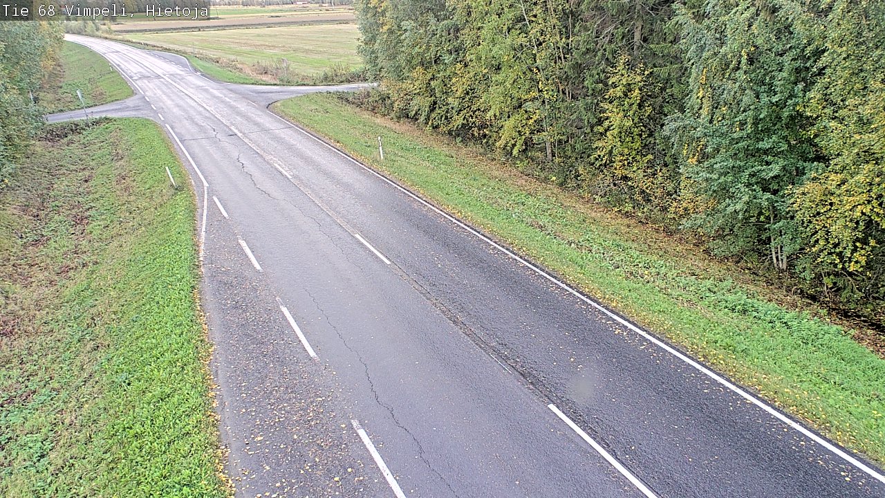 Weather Camera Image Road 68 Vimpeli, Hietoja, Vimpeli, Etelä-Pohjanmaa