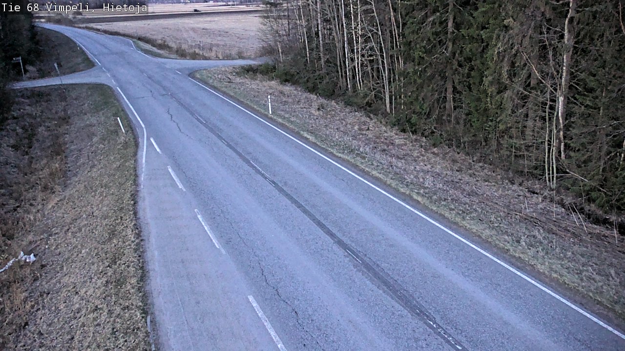 Weather Camera Image Road 68 Vimpeli, Hietoja, Vimpeli, Etelä-Pohjanmaa