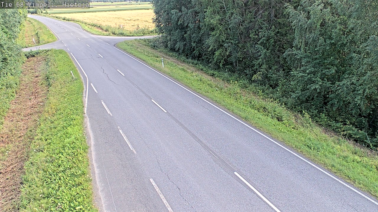 Weather Camera Image Väg 68 Vindala, Hietoja, Vimpeli, Etelä-Pohjanmaa