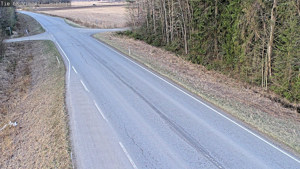 Weather Camera Image Road 68 Vimpeli, Hietoja, Vimpeli, Etelä-Pohjanmaa