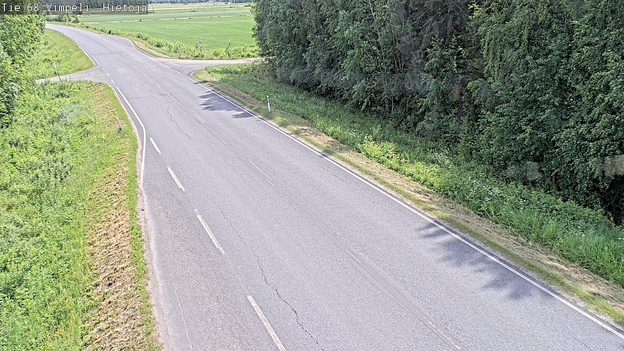 Weather Camera Image Road 68 Vimpeli, Hietoja, Vimpeli, Etelä-Pohjanmaa
