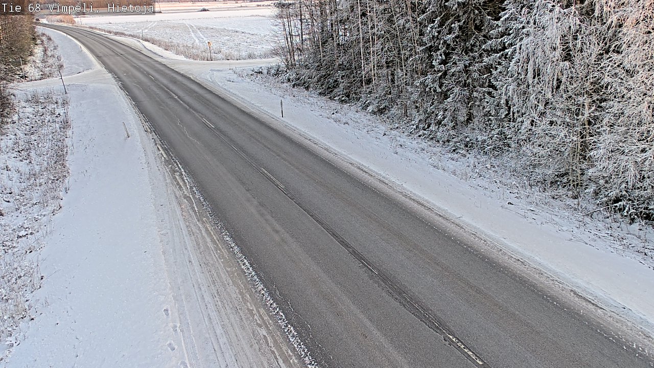Weather Camera Image Road 68 Vimpeli, Hietoja, Vimpeli, Etelä-Pohjanmaa