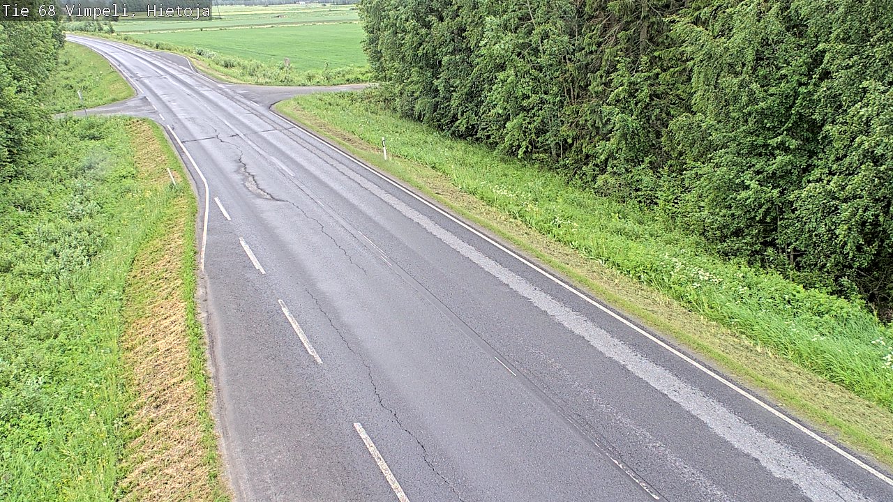Weather Camera Image Road 68 Vimpeli, Hietoja, Vimpeli, Etelä-Pohjanmaa