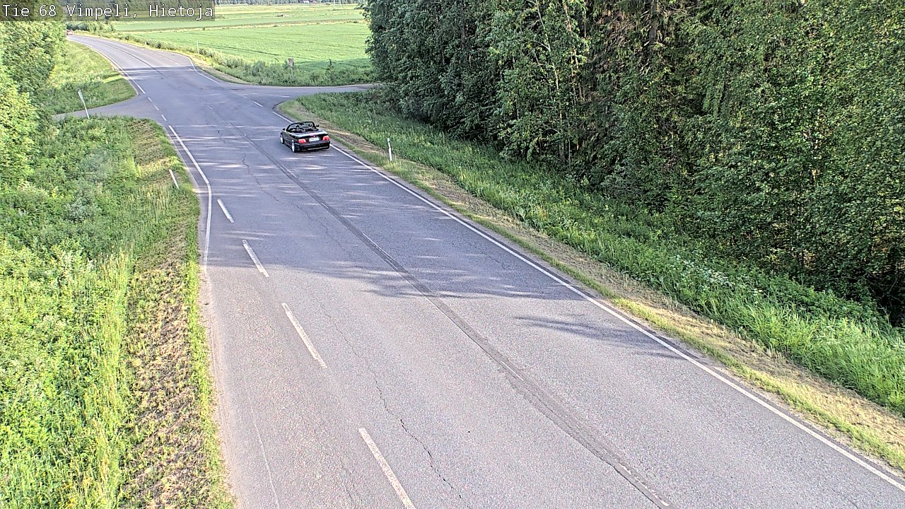 Weather Camera Image Road 68 Vimpeli, Hietoja, Vimpeli, Etelä-Pohjanmaa
