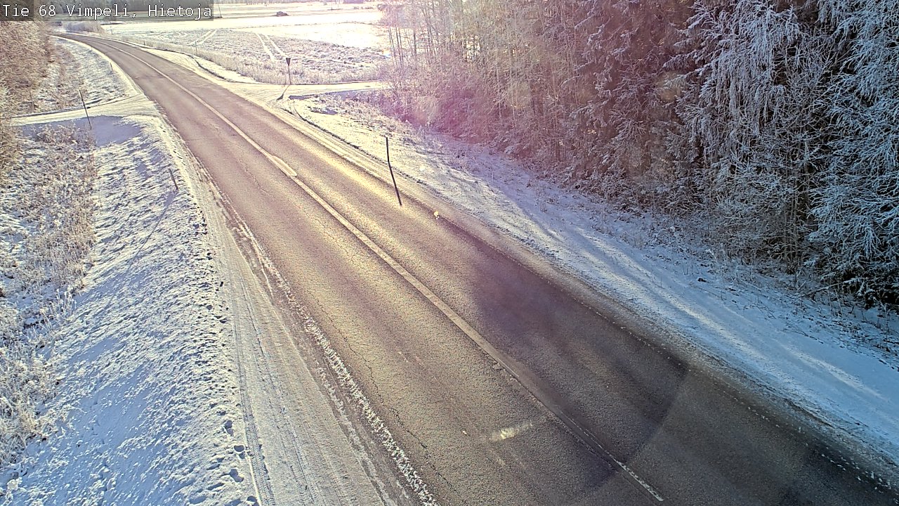 Weather Camera Image Road 68 Vimpeli, Hietoja, Vimpeli, Etelä-Pohjanmaa