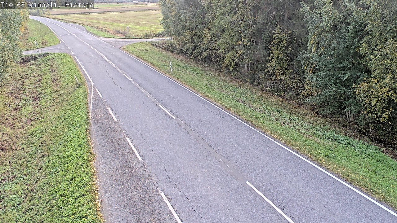 Weather Camera Image Road 68 Vimpeli, Hietoja, Vimpeli, Etelä-Pohjanmaa