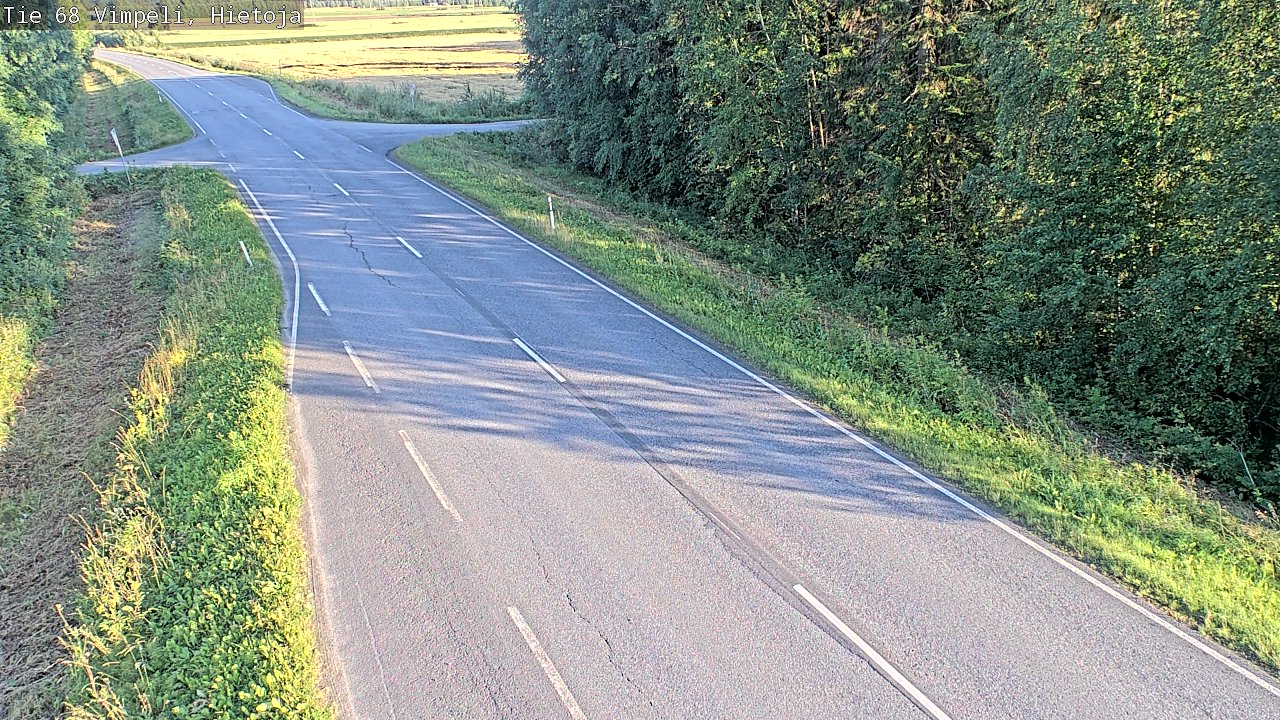 Weather Camera Image Väg 68 Vindala, Hietoja, Vimpeli, Etelä-Pohjanmaa