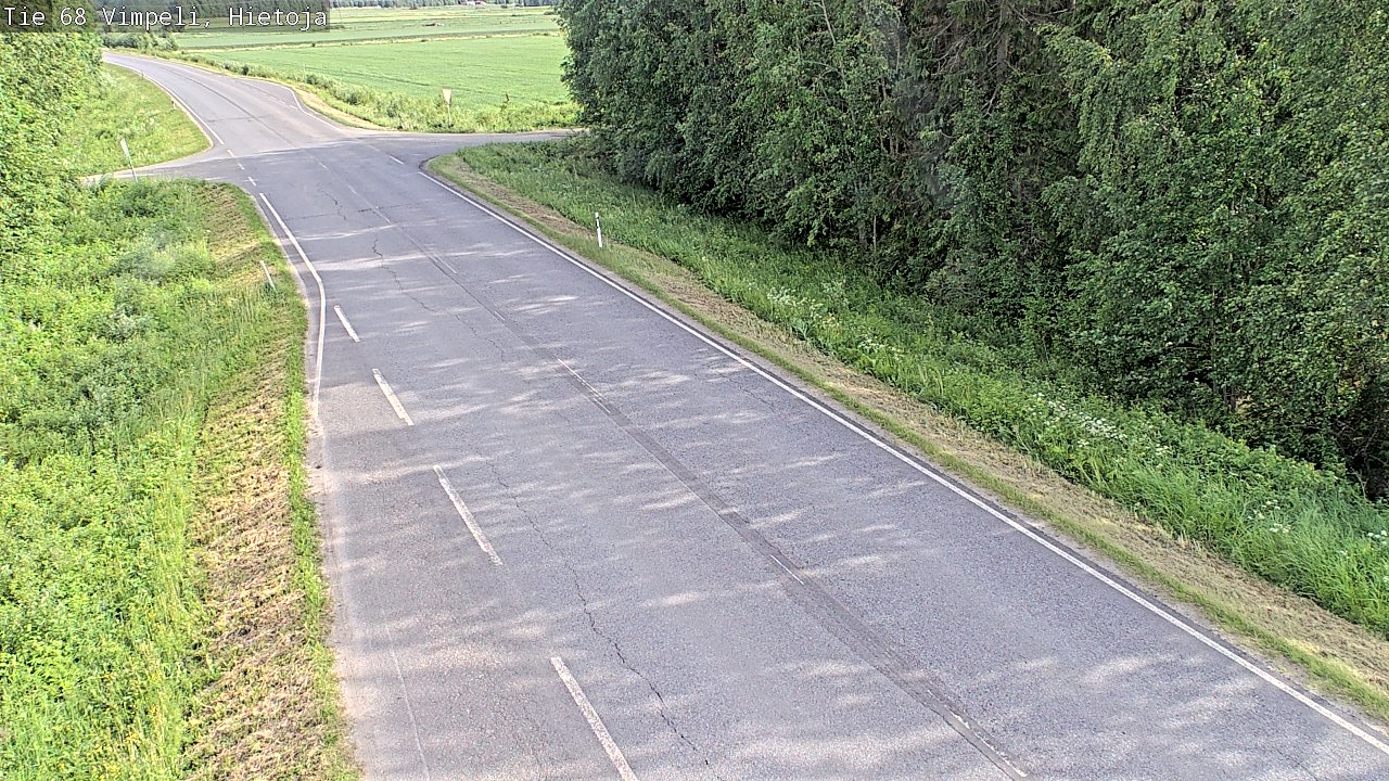Weather Camera Image Road 68 Vimpeli, Hietoja, Vimpeli, Etelä-Pohjanmaa
