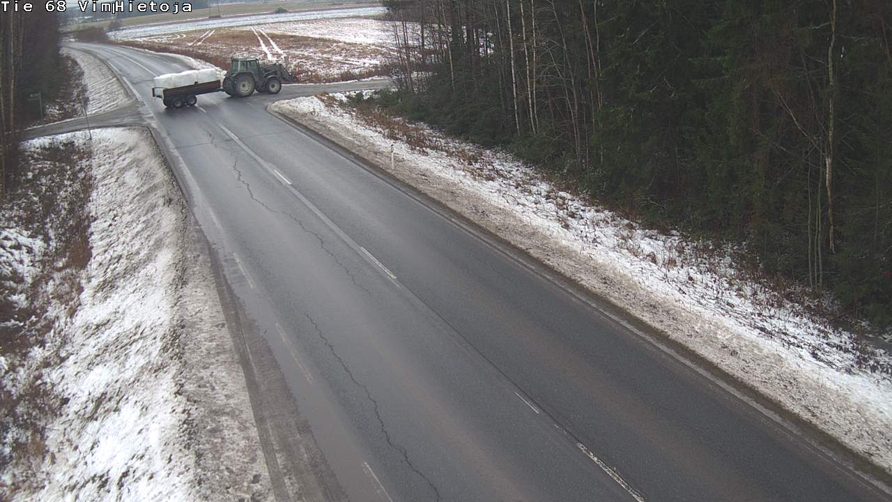 Weather Camera Image Road 68 Vimpeli, Hietoja, Vimpeli, Etelä-Pohjanmaa
