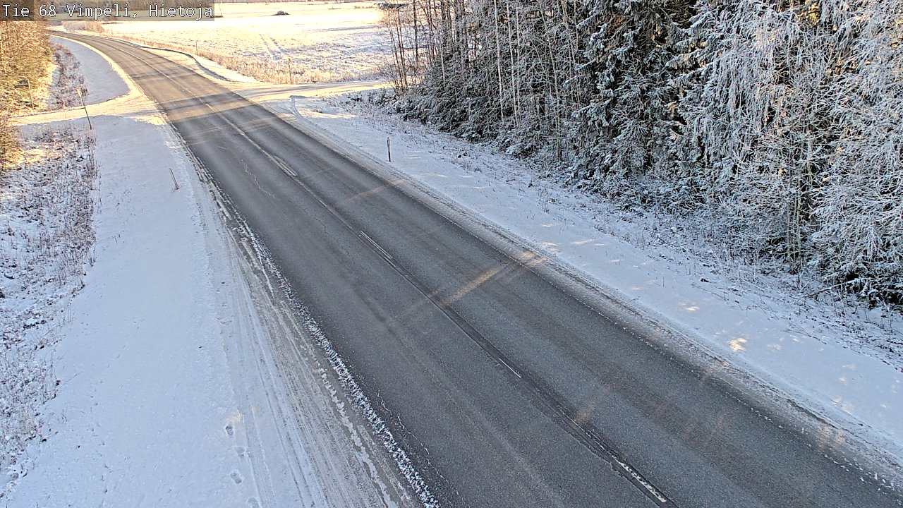 Weather Camera Image Road 68 Vimpeli, Hietoja, Vimpeli, Etelä-Pohjanmaa
