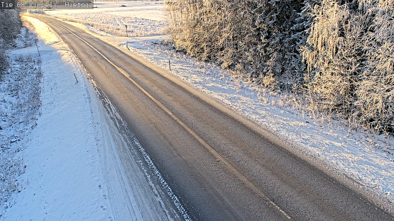 Weather Camera Image Road 68 Vimpeli, Hietoja, Vimpeli, Etelä-Pohjanmaa