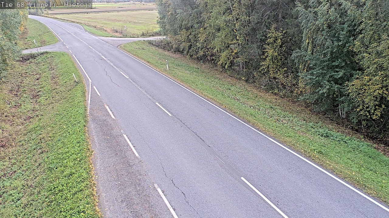 Weather Camera Image Road 68 Vimpeli, Hietoja, Vimpeli, Etelä-Pohjanmaa