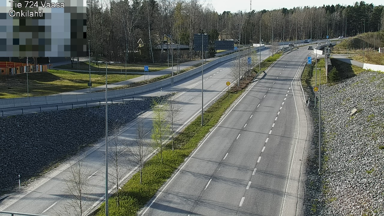 Weather Camera Image Road 724 Vaasa, Onkilahti, Vaasa, Pohjanmaa
