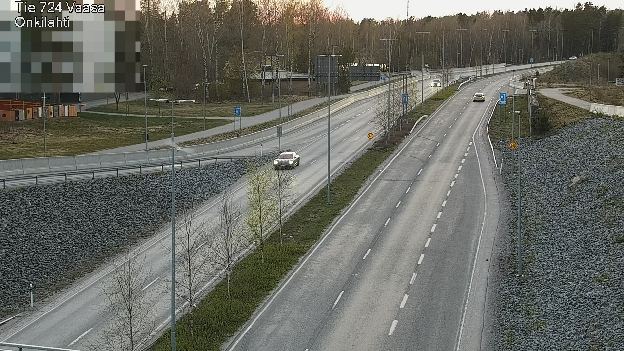 Weather Camera Image Road 724 Vaasa, Onkilahti, Vaasa, Pohjanmaa