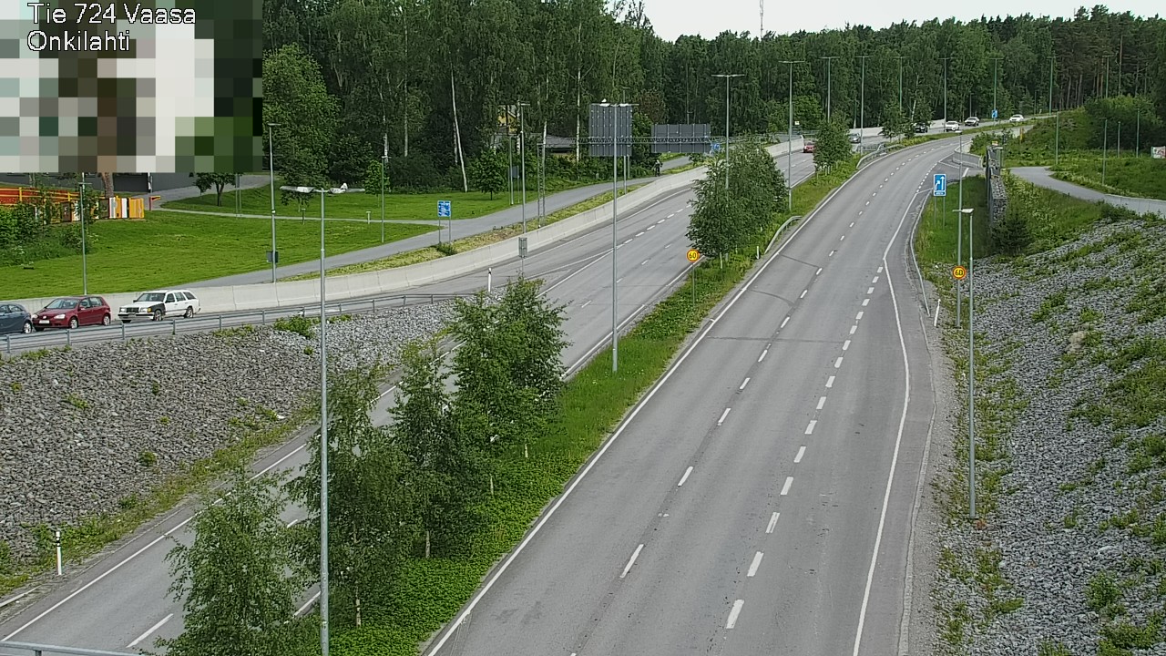 Weather Camera Image Väg 724 Vasa, Onkilahti, Vaasa, Pohjanmaa