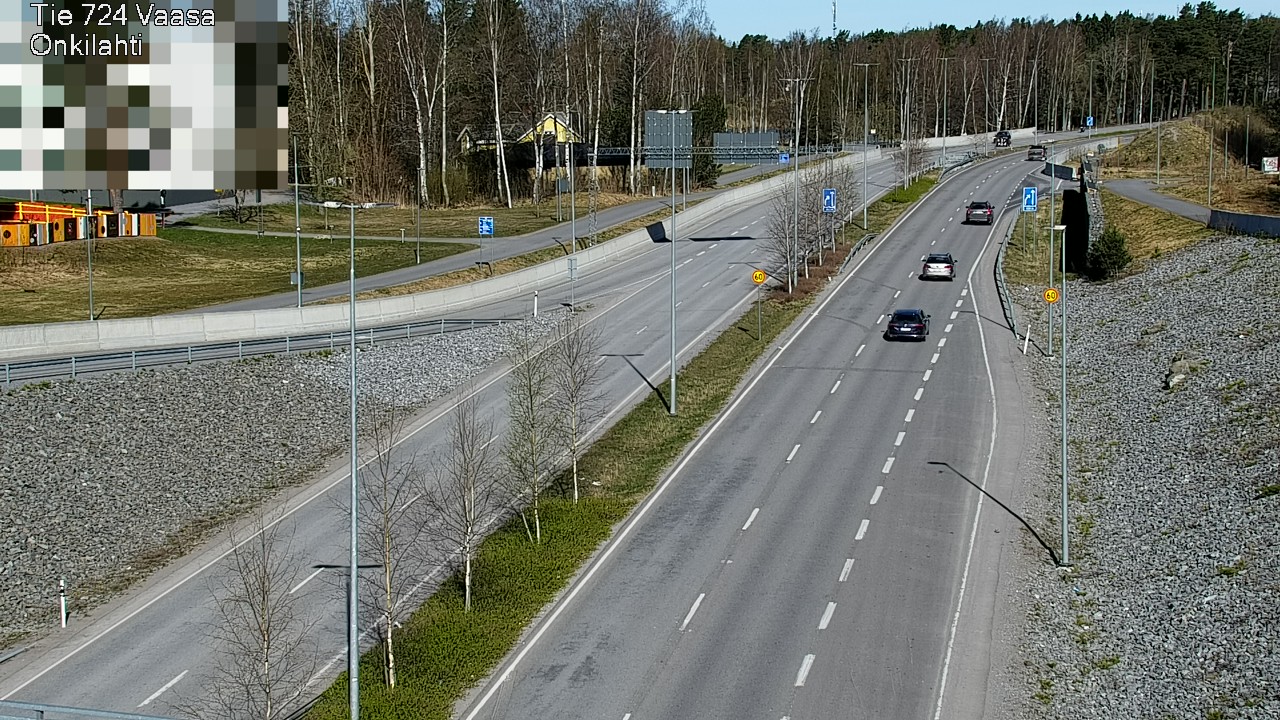 Weather Camera Image Road 724 Vaasa, Onkilahti, Vaasa, Pohjanmaa