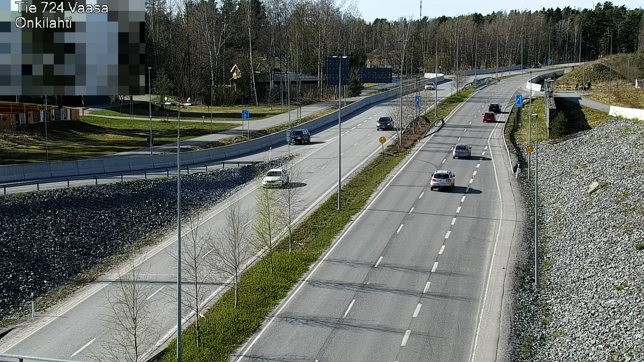 Weather Camera Image Road 724 Vaasa, Onkilahti, Vaasa, Pohjanmaa