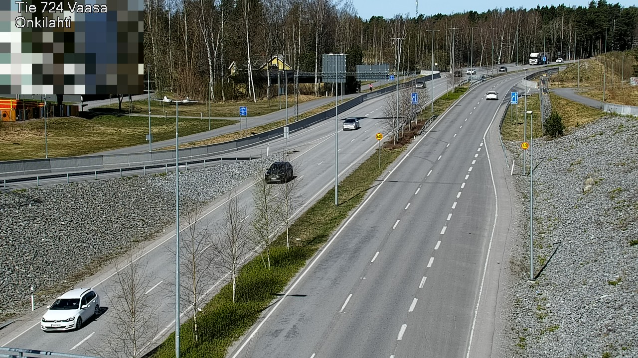 Weather Camera Image Road 724 Vaasa, Onkilahti, Vaasa, Pohjanmaa
