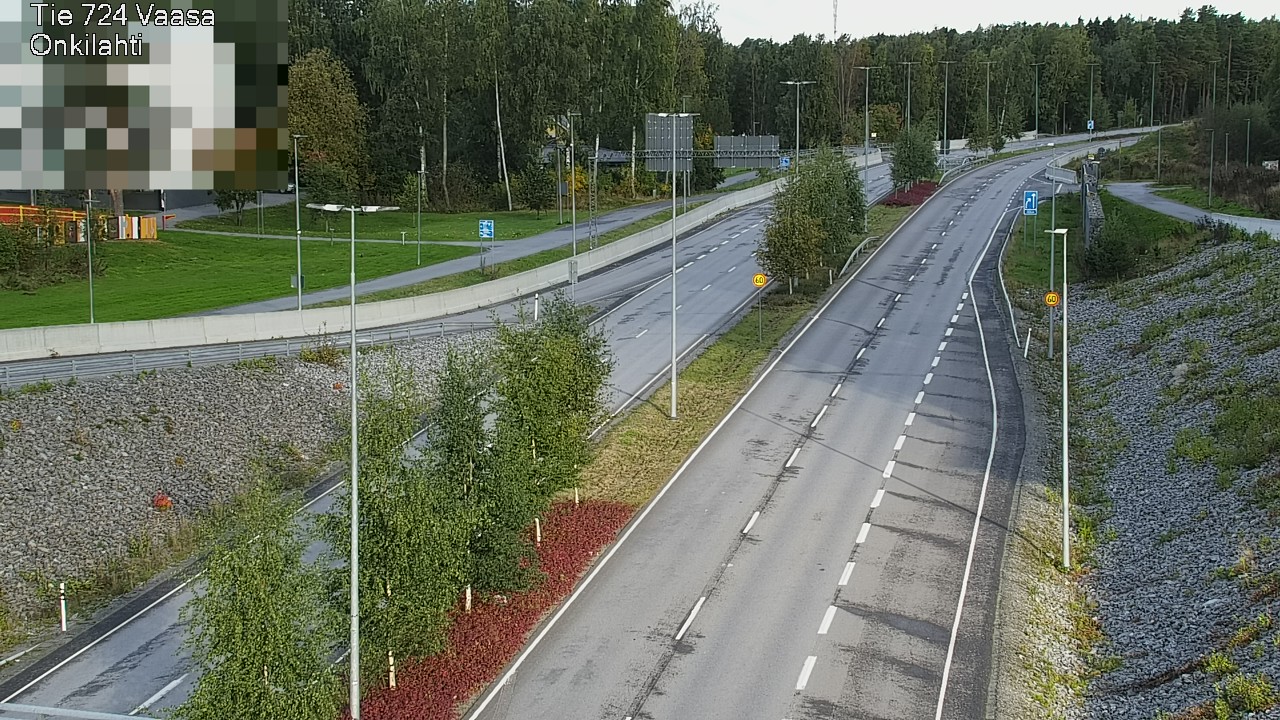 Weather Camera Image Road 724 Vaasa, Onkilahti, Vaasa, Pohjanmaa