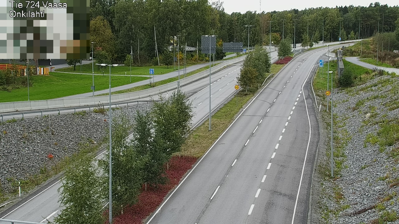 Weather Camera Image Road 724 Vaasa, Onkilahti, Vaasa, Pohjanmaa