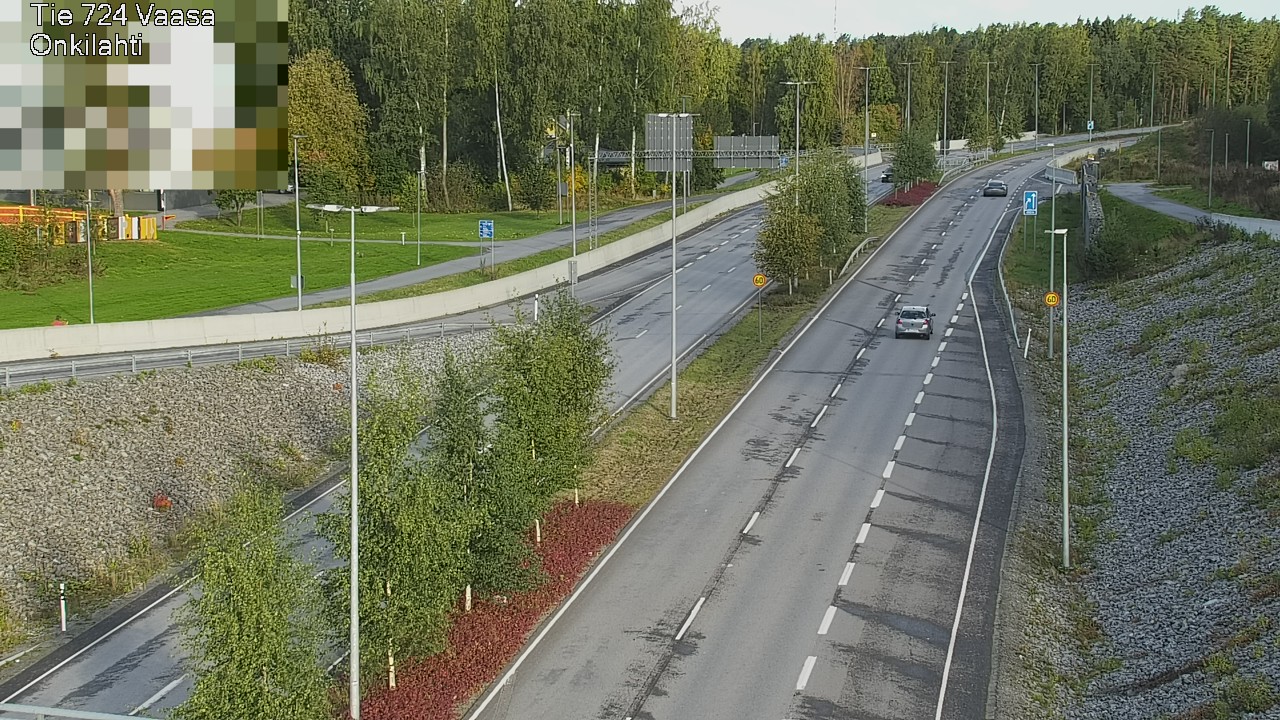 Weather Camera Image Road 724 Vaasa, Onkilahti, Vaasa, Pohjanmaa