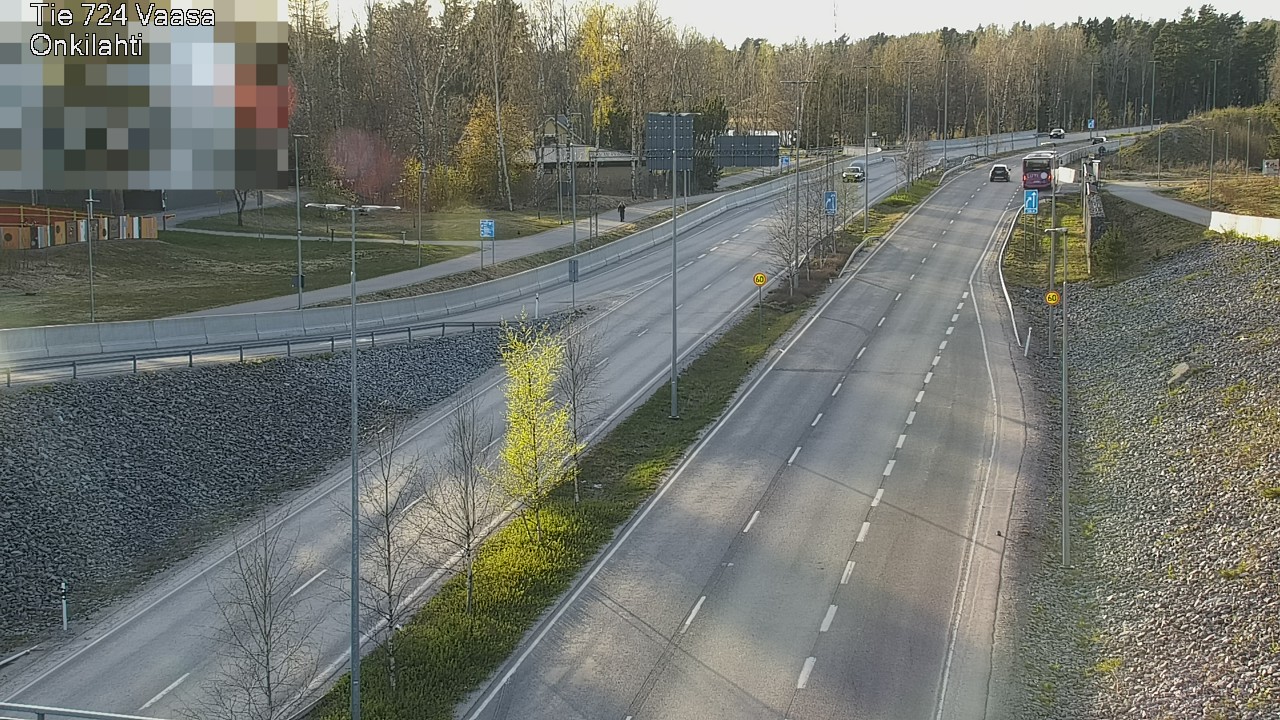 Weather Camera Image Road 724 Vaasa, Onkilahti, Vaasa, Pohjanmaa