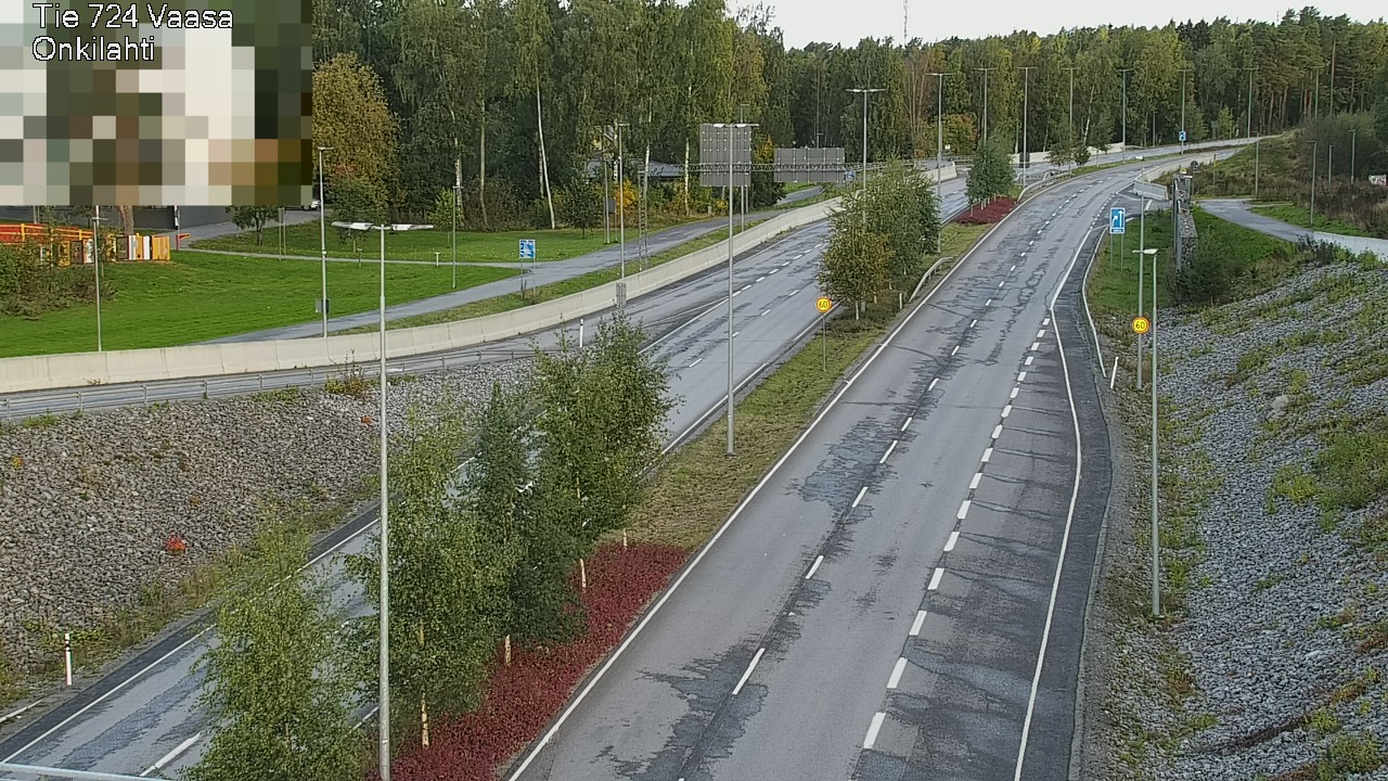 Weather Camera Image Road 724 Vaasa, Onkilahti, Vaasa, Pohjanmaa