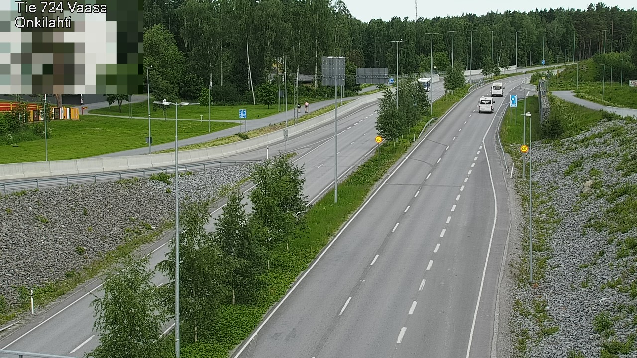 Weather Camera Image Väg 724 Vasa, Onkilahti, Vaasa, Pohjanmaa